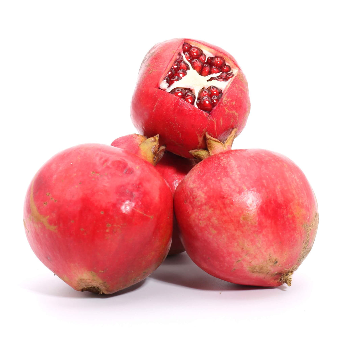 pile of fresh pomegranates